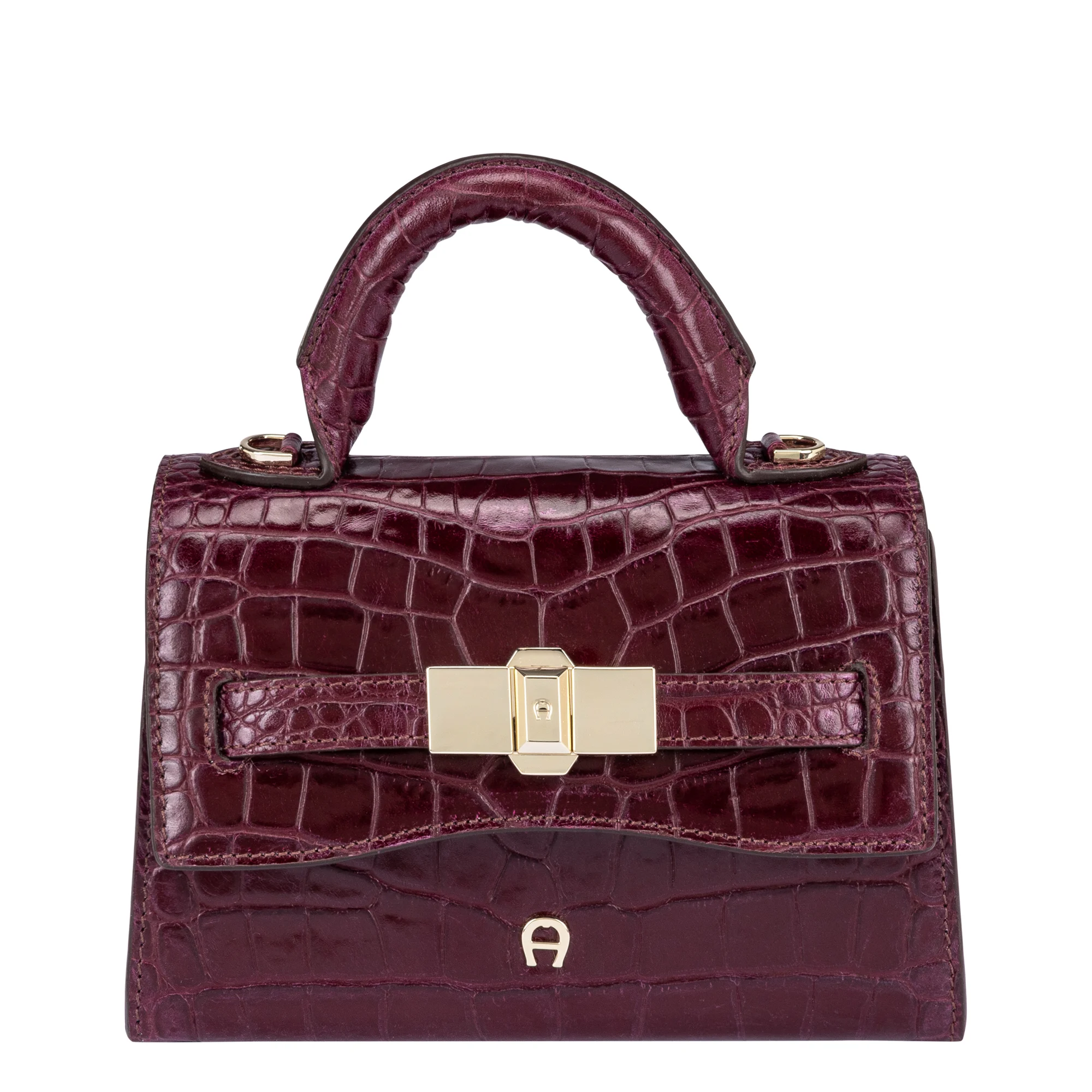 Aigner Farah Coccodrillo Handtasche XS antic