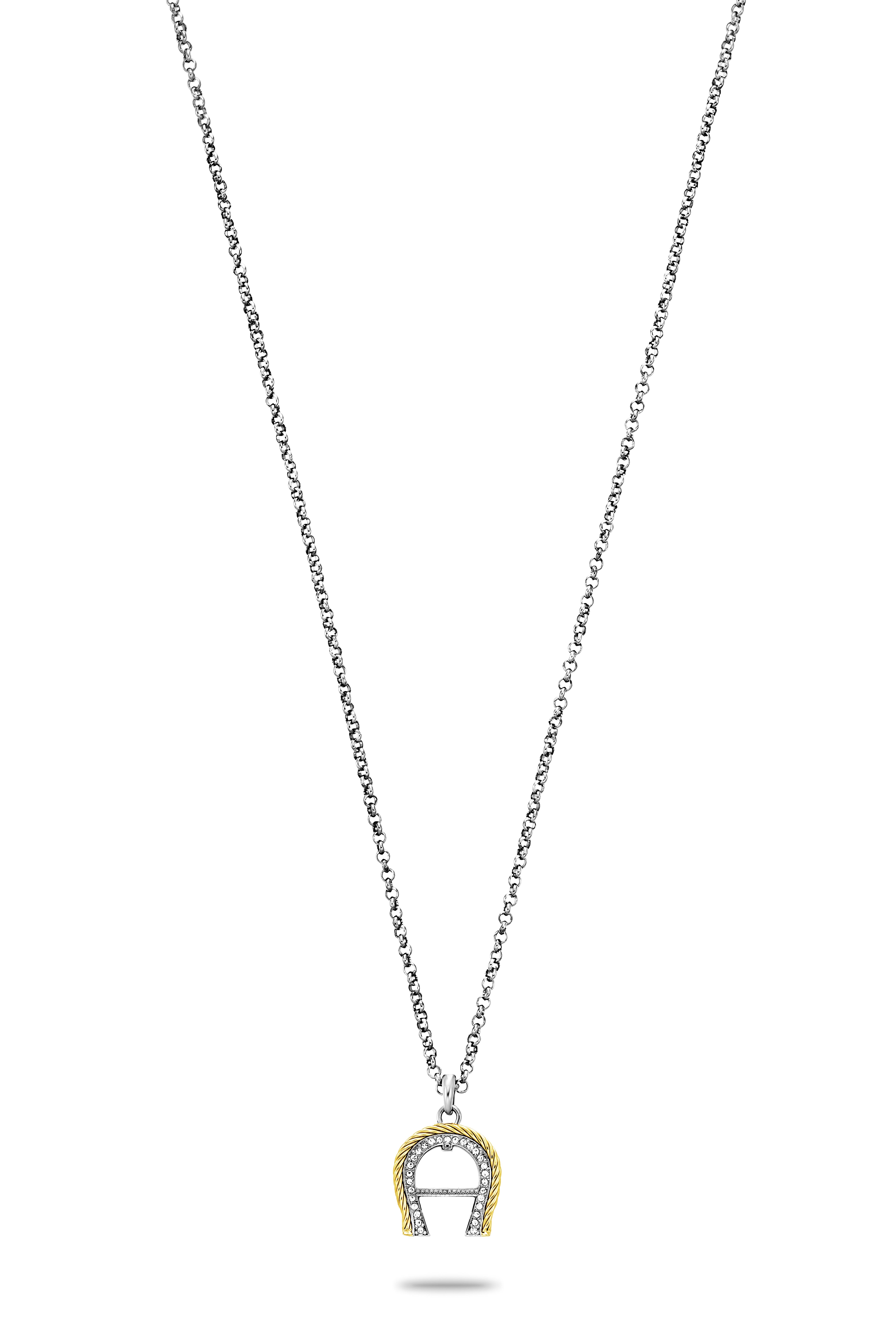 Aigner LUNA Kette Rhodium Gold