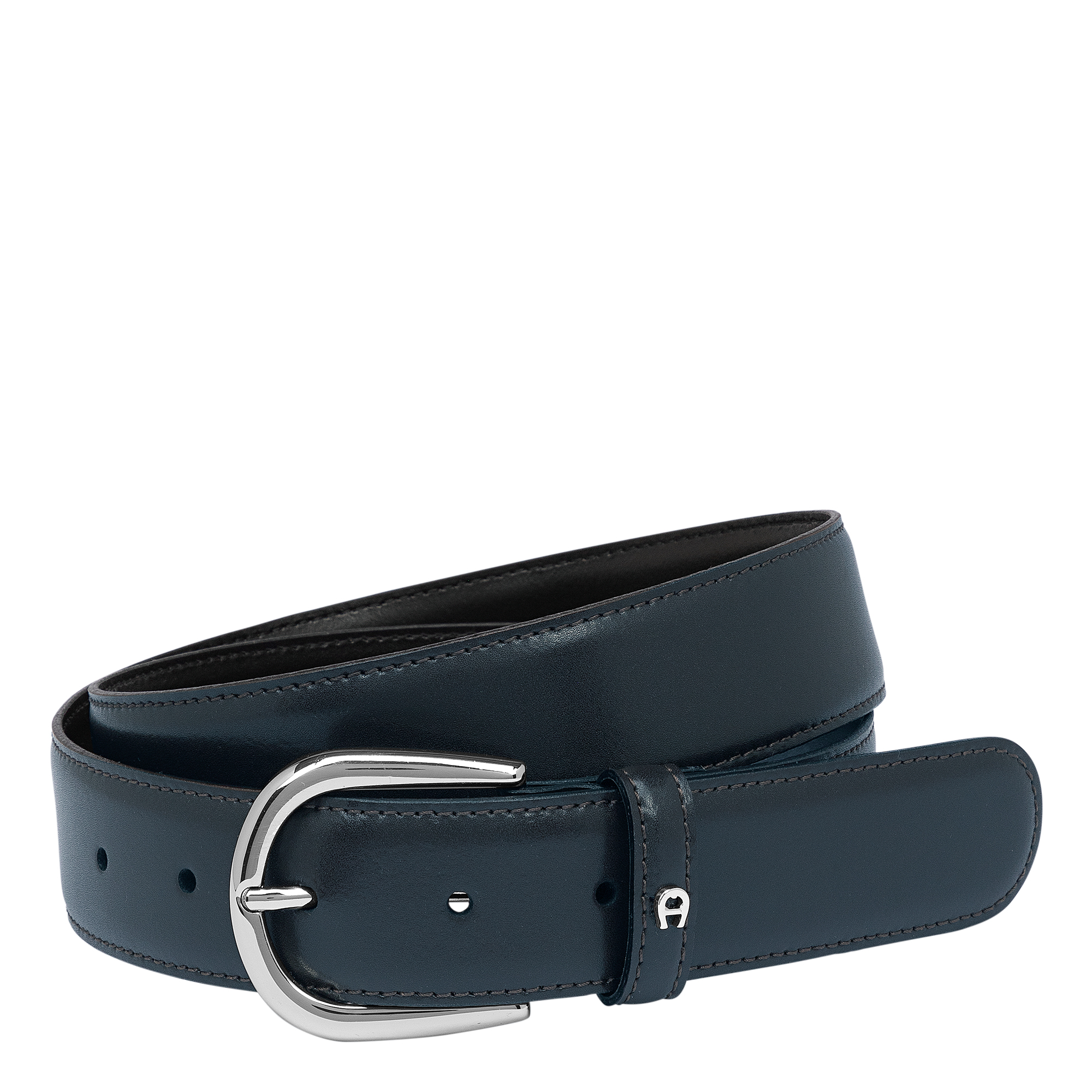 Aigner Business Gürtel 3,5 cm, Größe 120-140 blau