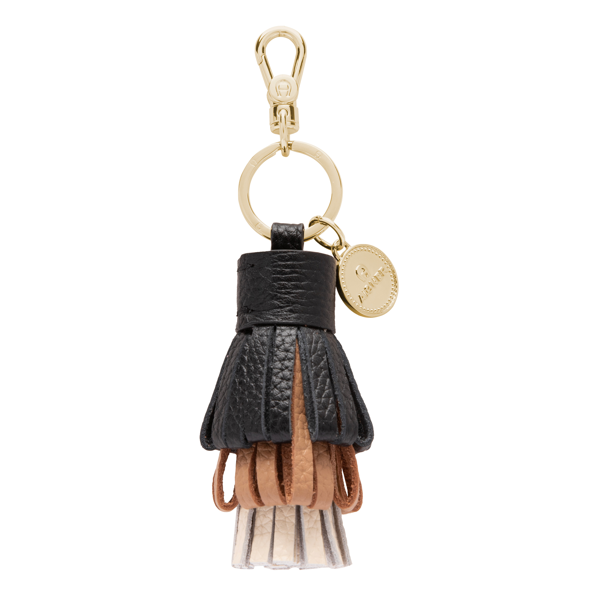 Aigner FASHION Schlüsselanhänger Leder schwarz