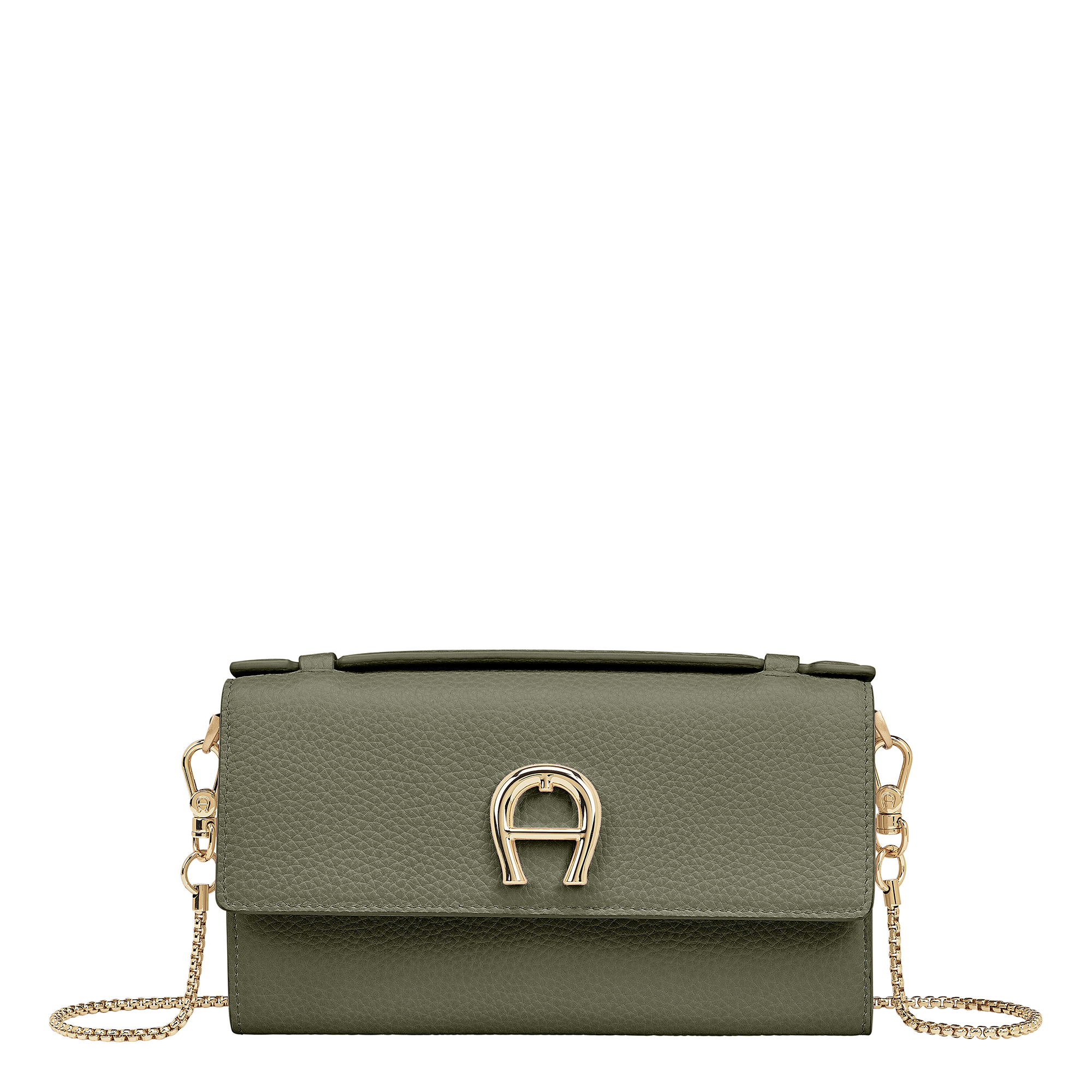 Aigner Wallet on Chain mit Henkel grün