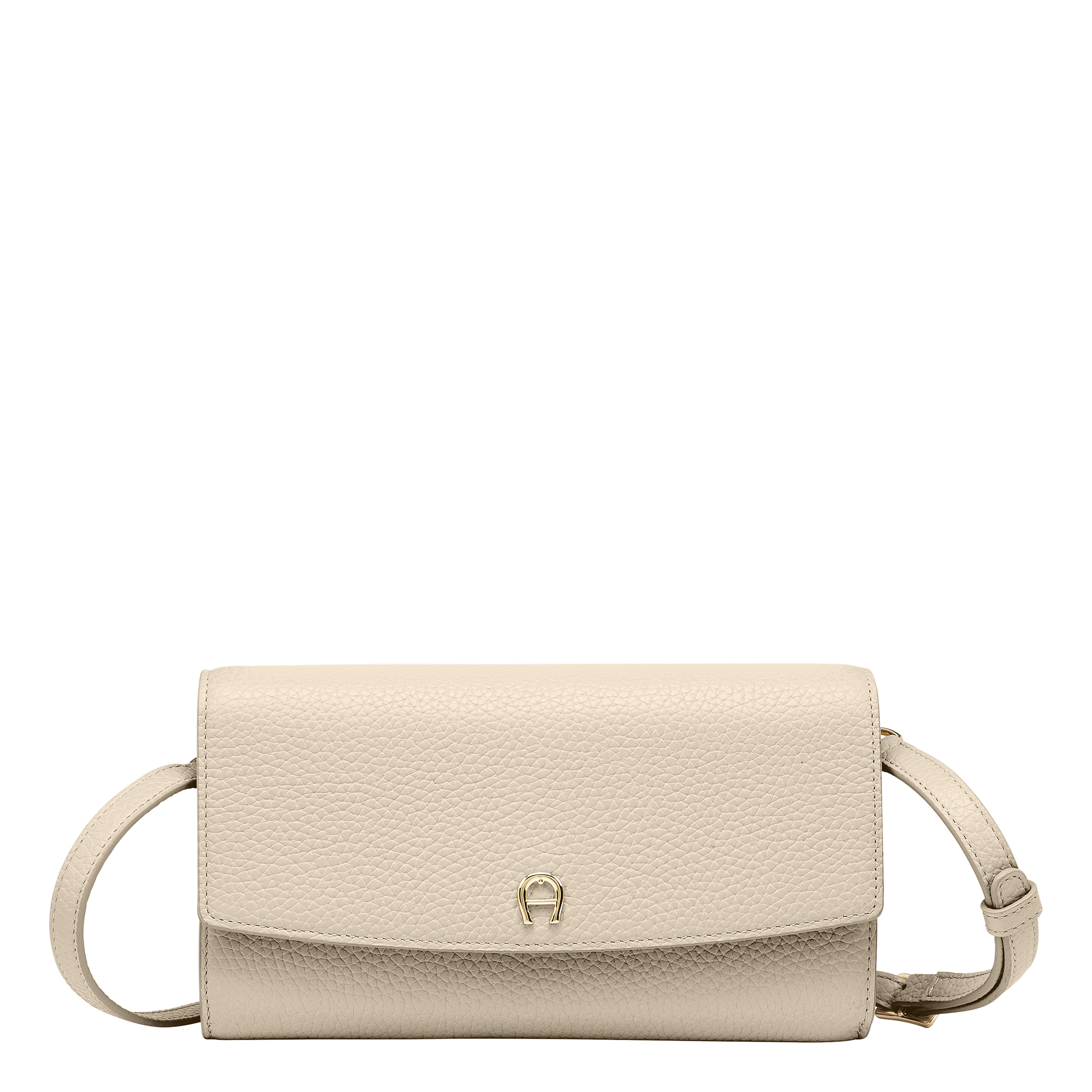 Aigner Portemonnaie mit Schulterriemen weiß