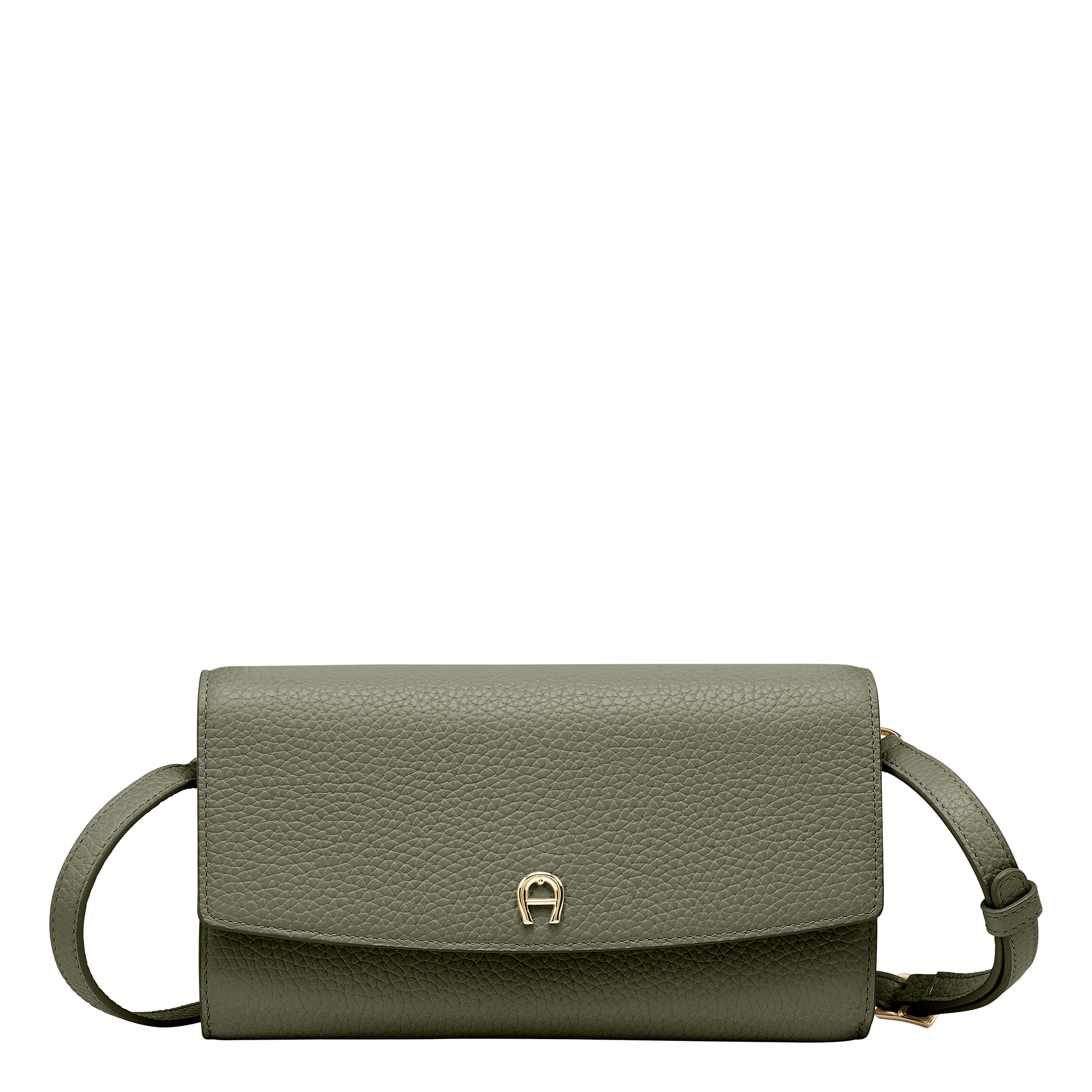 Aigner Portemonnaie mit Schulterriemen grün